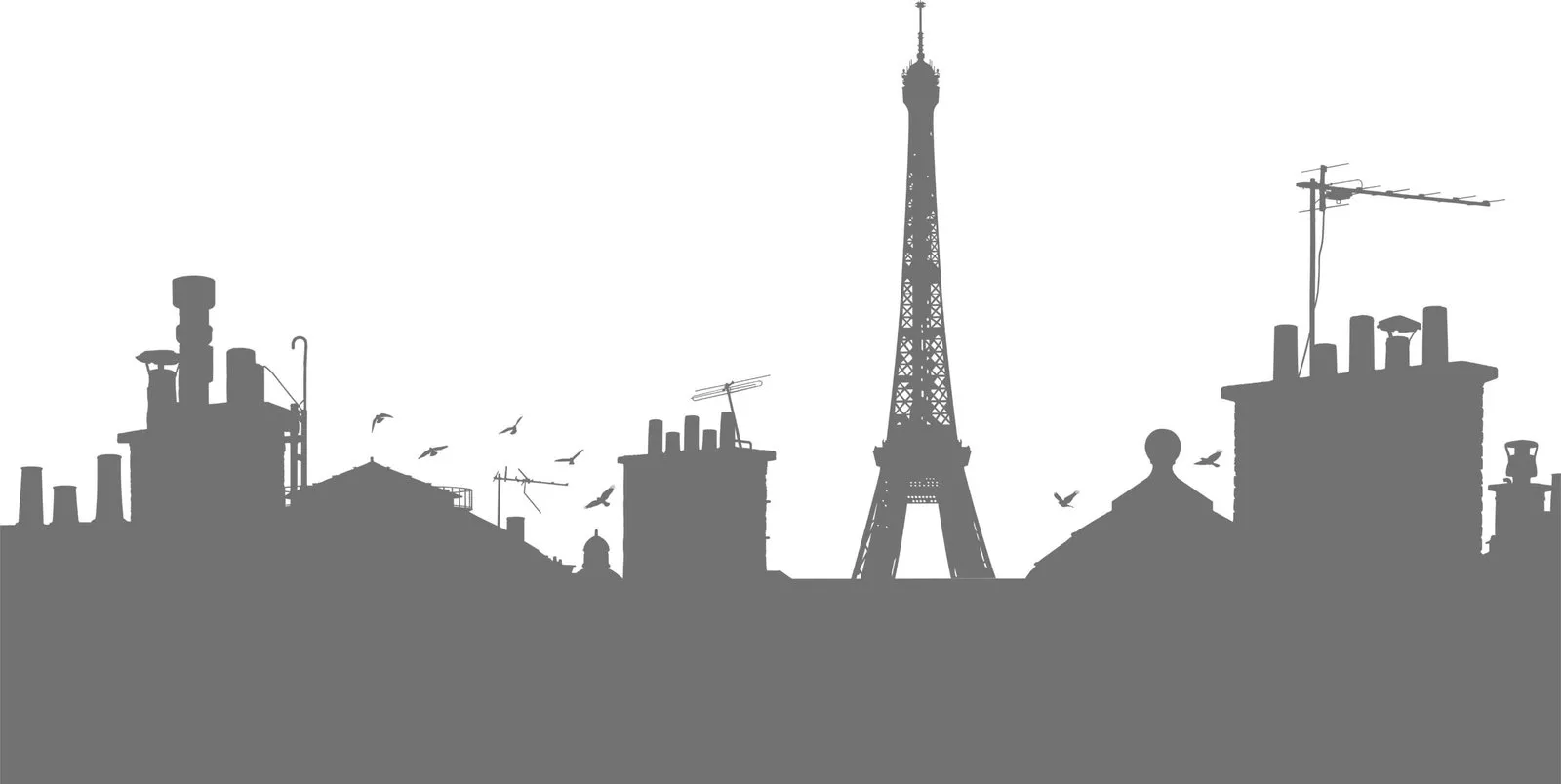Vitrophanie Horizon Tour Eiffel, vue 6 (simulation)