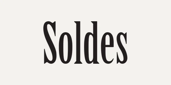 Typo 04 : le mot Soldes