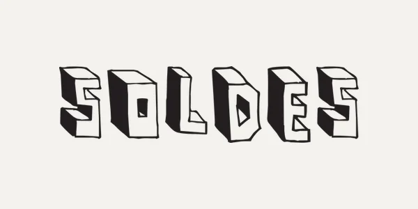 Typo 15 : le mot Soldes